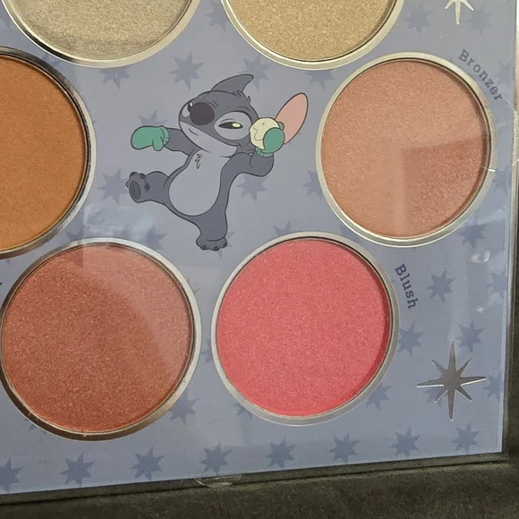 NEW DISNEY STITCH Complexion Palette 6 Shades of Bronzer, Highlighter, Blush - Picture 11 of 12